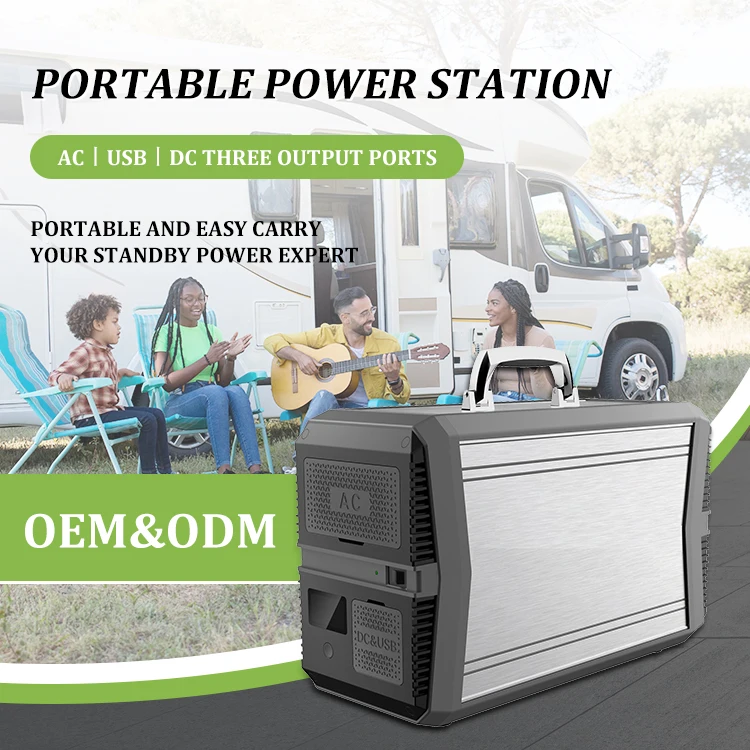 Original Manufacturer multi function lithium ion battery solar generator for various phones and lights