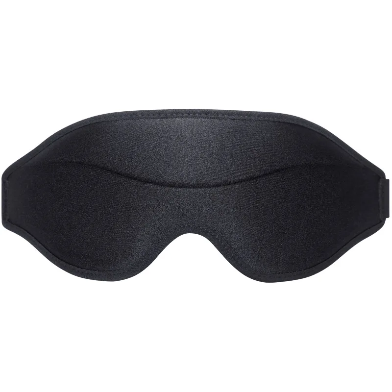 2022 New Wholesale Adjustable Travel Private Label Custom Light Block Blindfold Black 3D Contoured Memory Foam Sleeping Eye Mask
