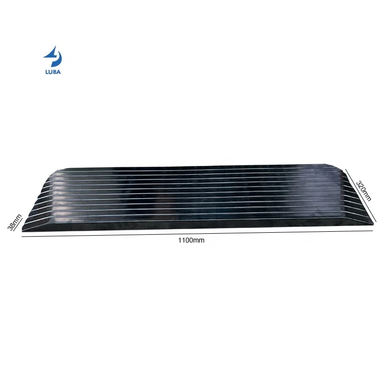 High Quality Traffic Indoor Outdoor Car Step Kerb Ramp Road Rubber Curb Ramp
