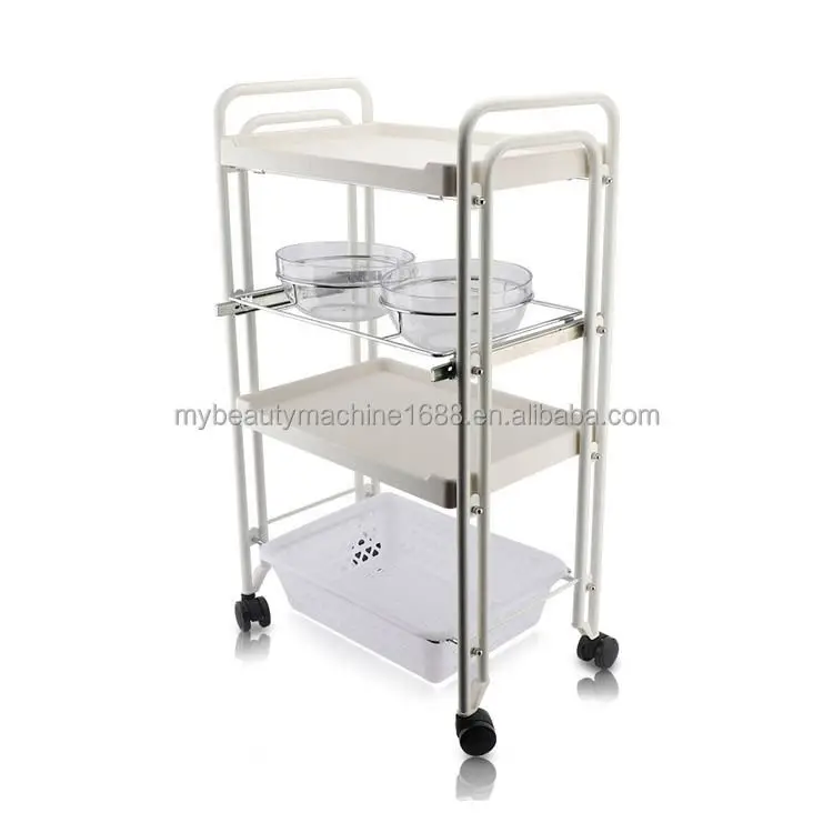 Best Sellers 2022 cabinet salon beauty rolling trolley cosmetology tray with bowl