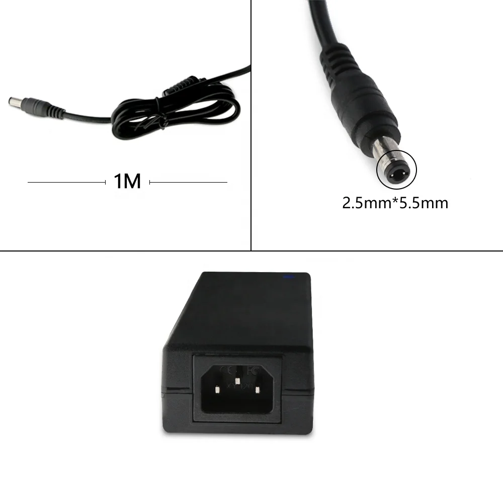 Switching mode 12 volt 5 amp power transformer 12V 5A power adapter 60W ac dc adapter