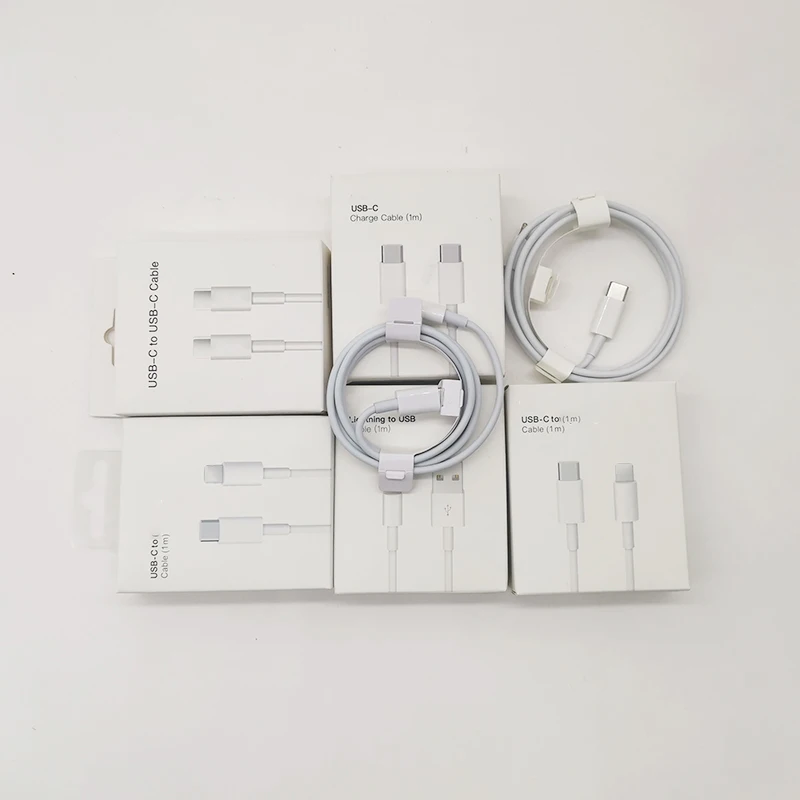 Оригинальный кабель mfi PD с USB C на Lighting для быстрой зарядки c iPhone 11 12 13 14 pro max