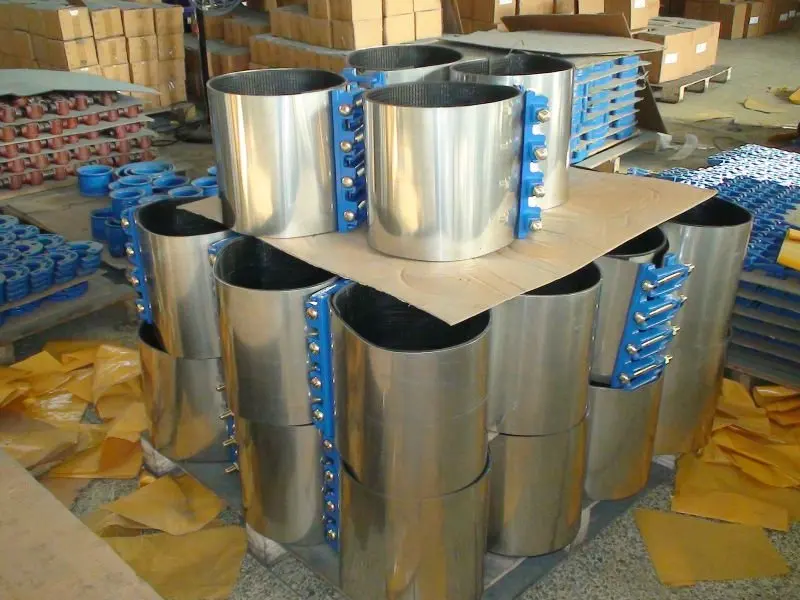 Pipe Repair Clamps - Ductile Iron Jaw + Stainless Steel Band pipe leak repair clamp