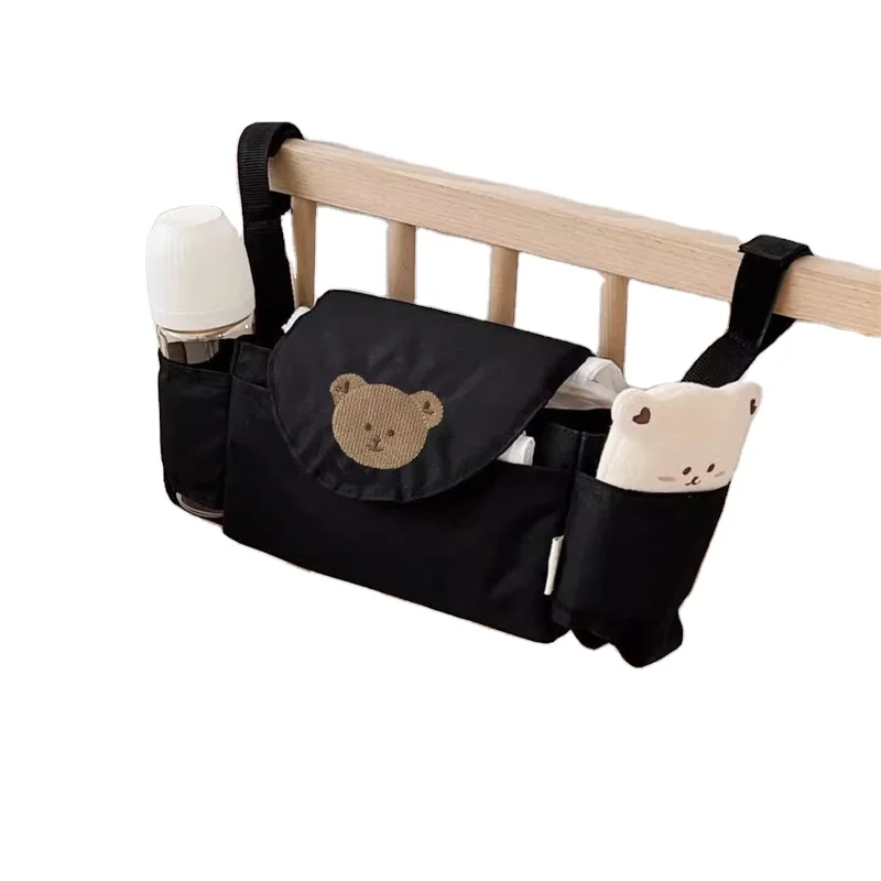Wholesale Multi-functional Baby Stroller Large Capacity Storage Organizer Toddler Mommy Pram Hanging Bags for Phone Diaper
