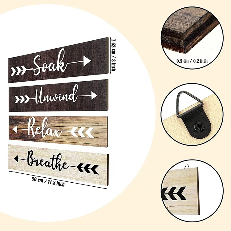 Charming Country Home Decor Home Decor Wood Craft Signs Board Wood Signs to Decorate Walls