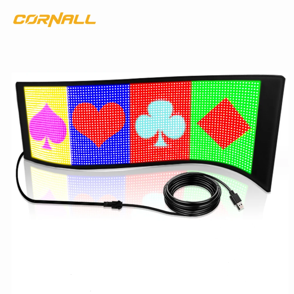 New Smart Wifi Digital Programmable Display Sign Message Screen Led Car Rear Window Digital Display