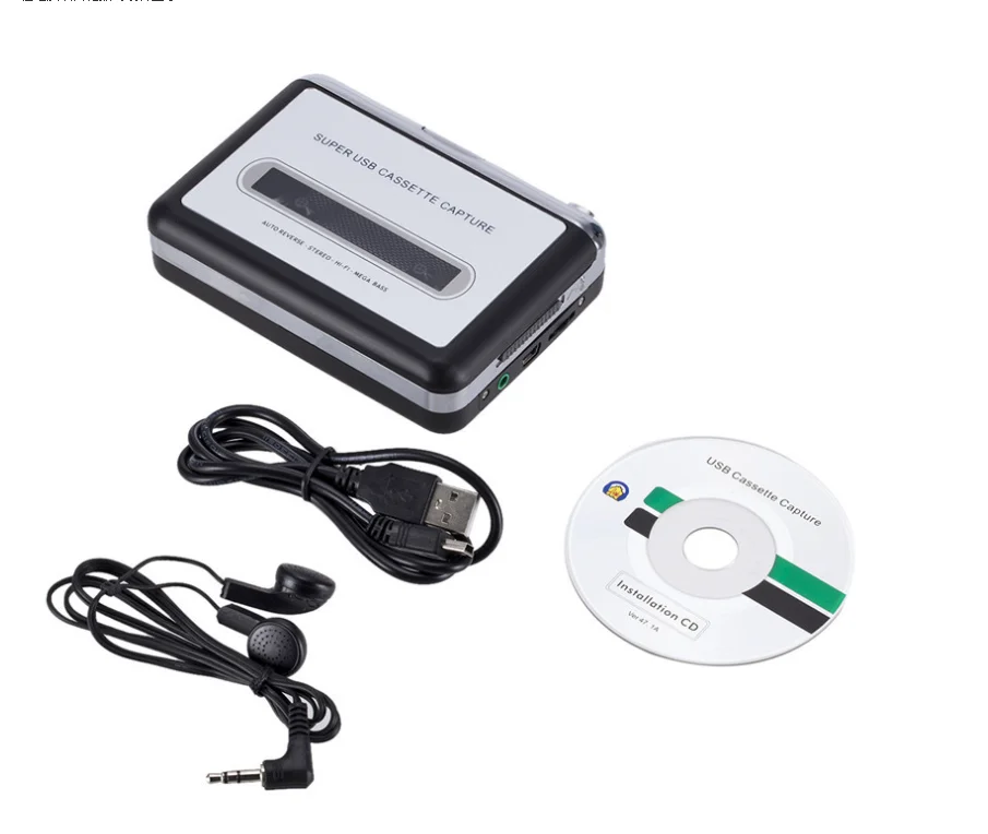 cassette to MP3 cassette to MP3 type-c interface Walkman Classic fully transparent case