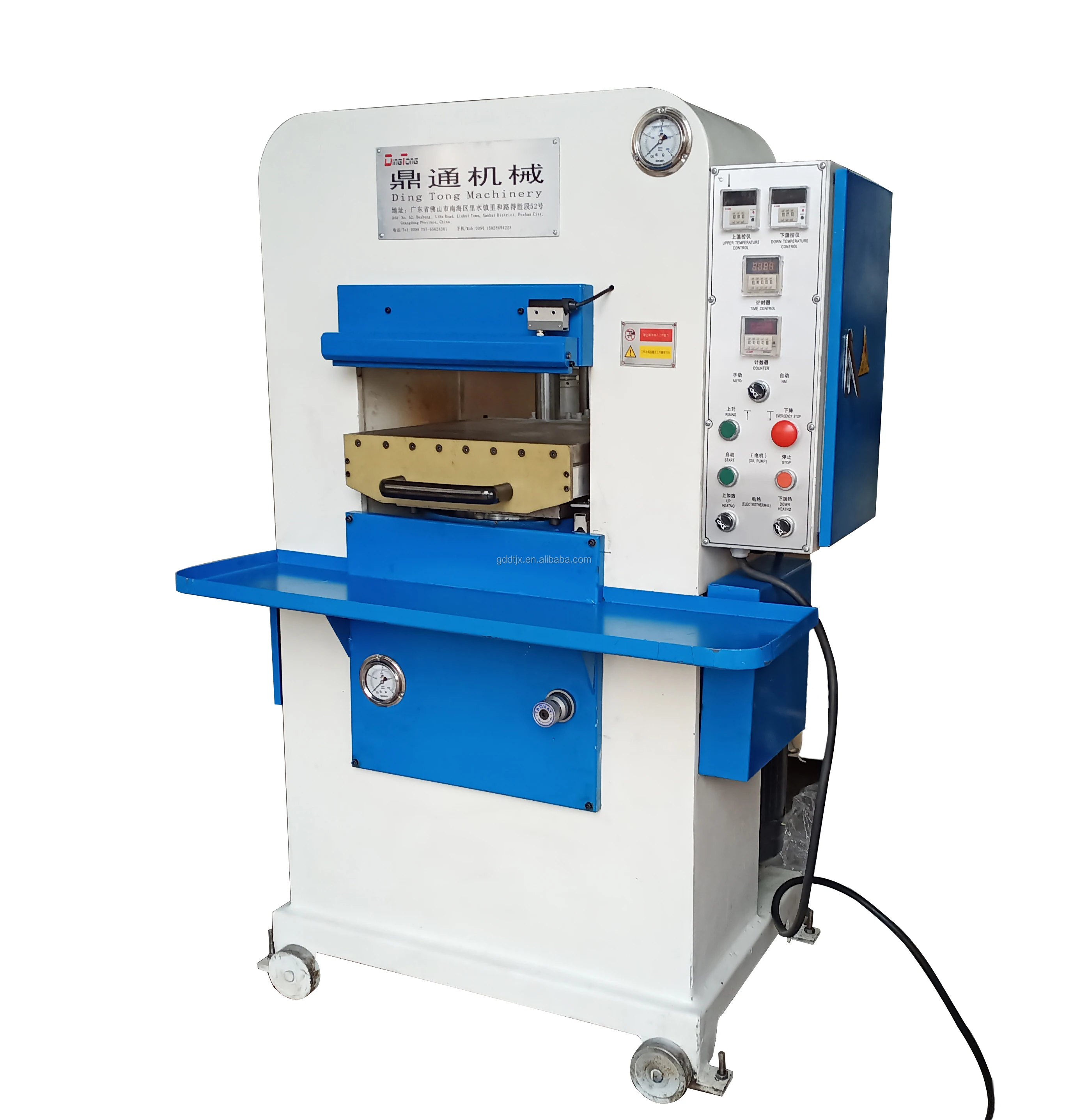 Hydraulic Semi Automatic Leather Embossing  Machine  80 Pressure Ton  Leather  Perforating Machine