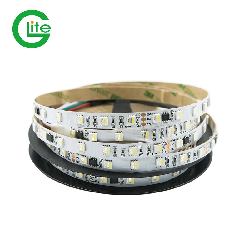 Цифровая светодиодная лента Glite TM1814 RGBW 60 светодиодов/м 24 В постоянного тока IP20 для баров и KTV по хорошей цене