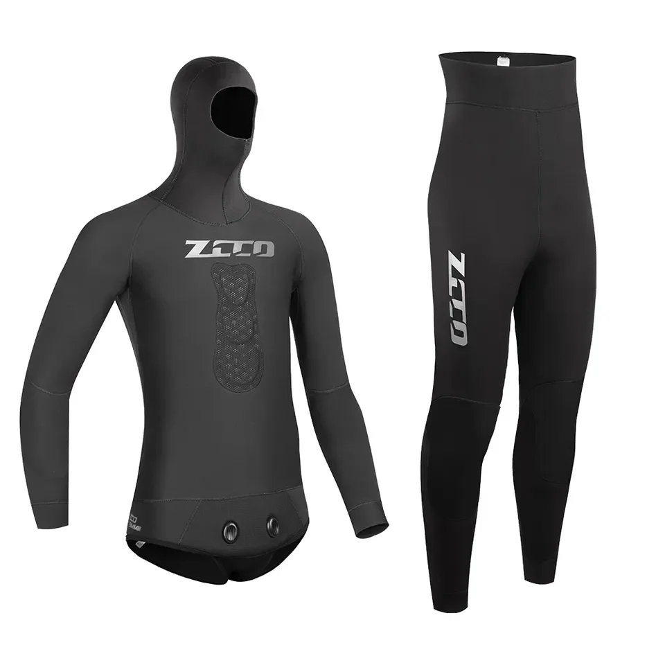 7Mm Men Best Prices Custom Logo Yellow Neoprene Spearfishing Suits Smoothskin Free Diving Scuba Camo Wetsuit