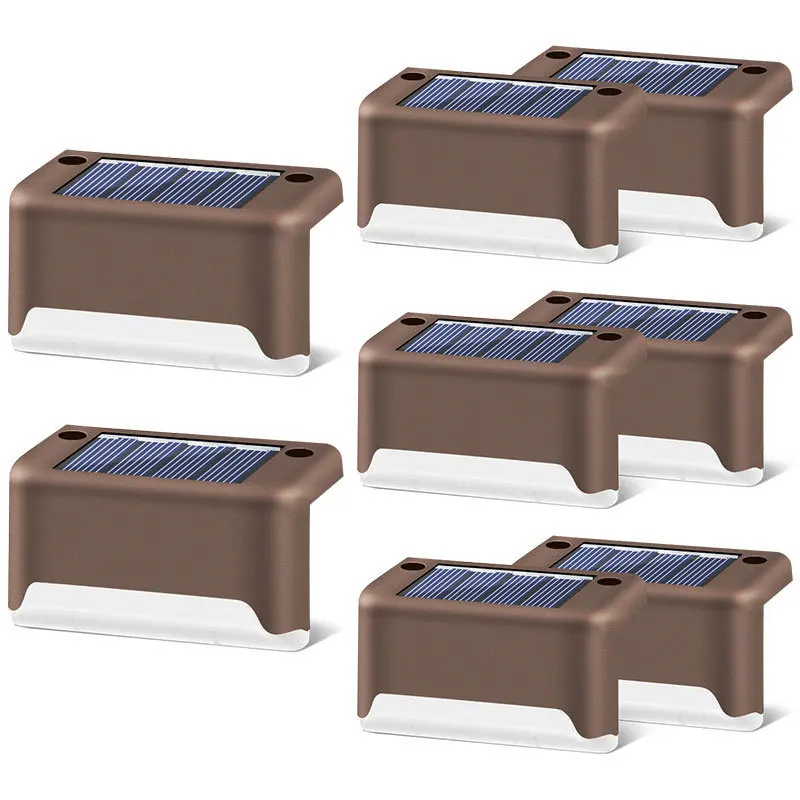 Hot Sale Waterproof Garden Solar Powered Fence Lights Outdoor Yard Deck Light Led Steps Patio Lights Stair Solar Lamp