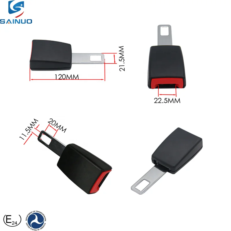 Car Safety Seat Belt Extender Strap Padding Extension Buckle Plug Buckle Seatbelt Clip Car Inner Accessories