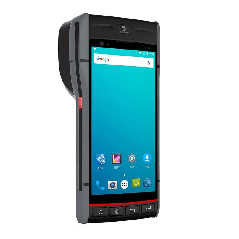 Rugged Handheld Android POS PDA 1D 2D QR Barcode Scanner NFC RFID Reader Printing Portable Data Terminal