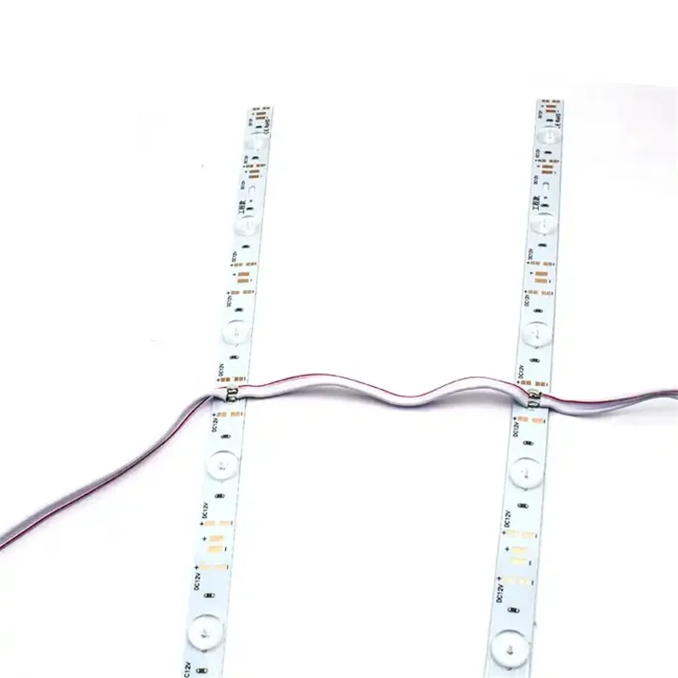 Diffuse reflection DC 12V high-brightness lens LED strip with ultra-thin signboard light box luminous character light strip