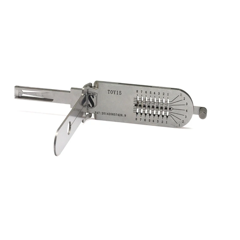 Super Auto Tools TOY15 for Toyota Cars Decoder and Pick Similar As LISHI China Supplies Locksmith  Lock Pick