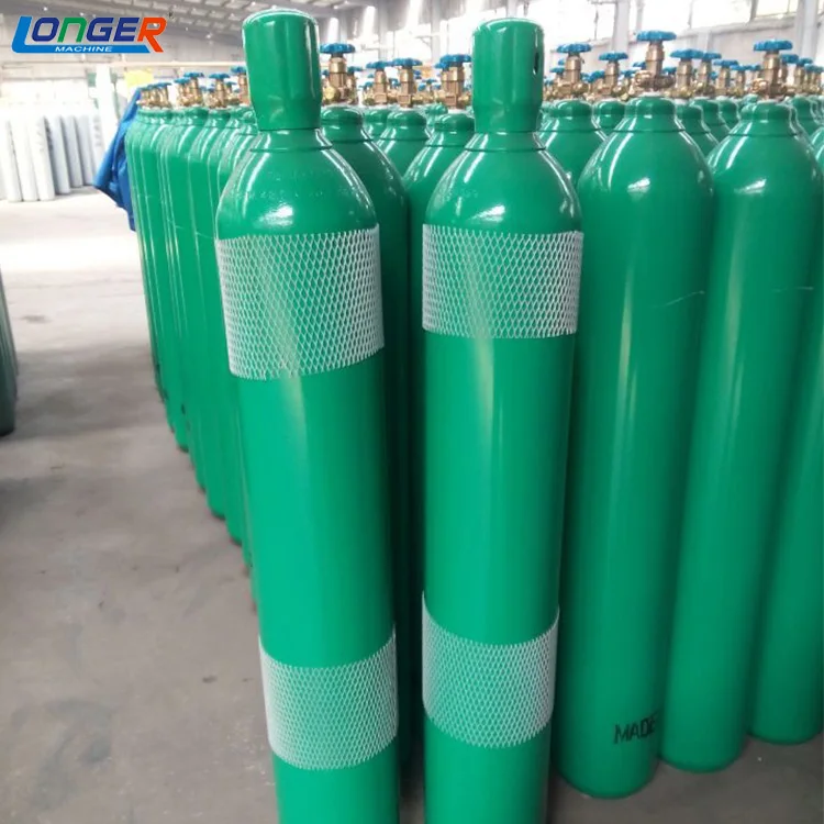 Factory Wholesale Gas Bottle Composite Empty Gas Tank for Sale Argon/Helium/N2/ O2/Industrial Gas Cylinders