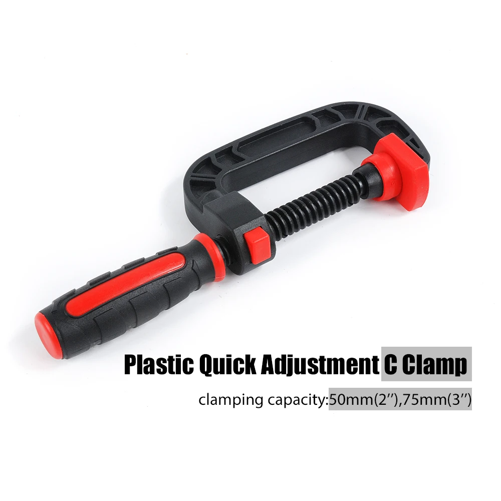2 Inch Factory Direct Clamp Plastic Woodworking Style C Hand Tools Quick Release C Clamps