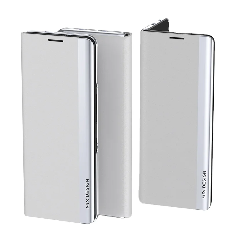 2021 Fashion OEM/ODM Brand Flip Pu Leather Cell Folding Mobile Phone Case For Xiaomi