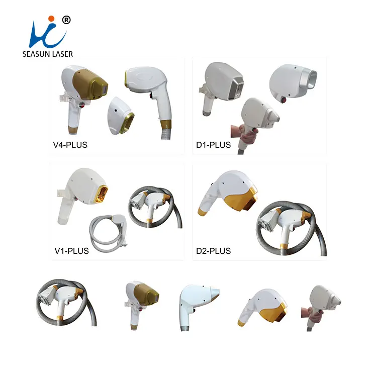 808 Diode laser Spare Parts 808  Hair Removal Machine Spare Parts Assemble  600w 1000w 10 bars 12 bars Control Handle Kits