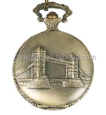 Карманные часы с изображением старинной башни, Прямая продажа от производителя!