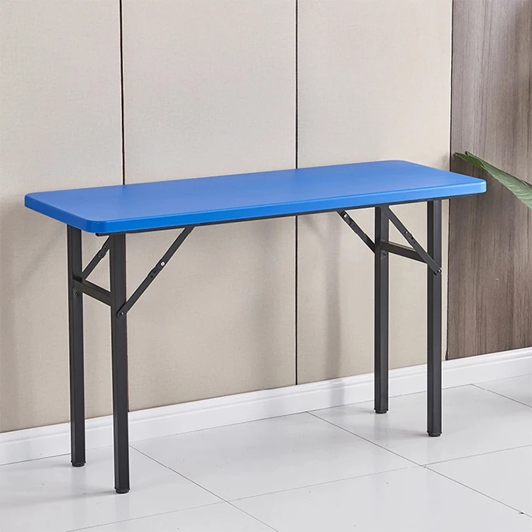 
hot sale 6ft folding Plastic Solid Long Banquet buffet table 