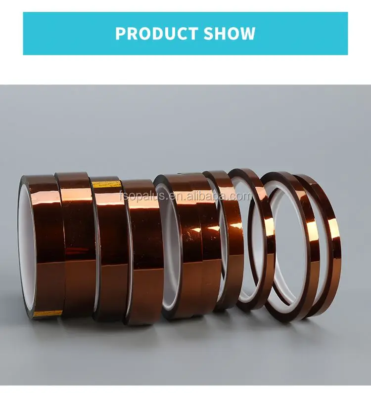 Custom Low Price Esd Die Cut Polyimide Black Kaptone Tape