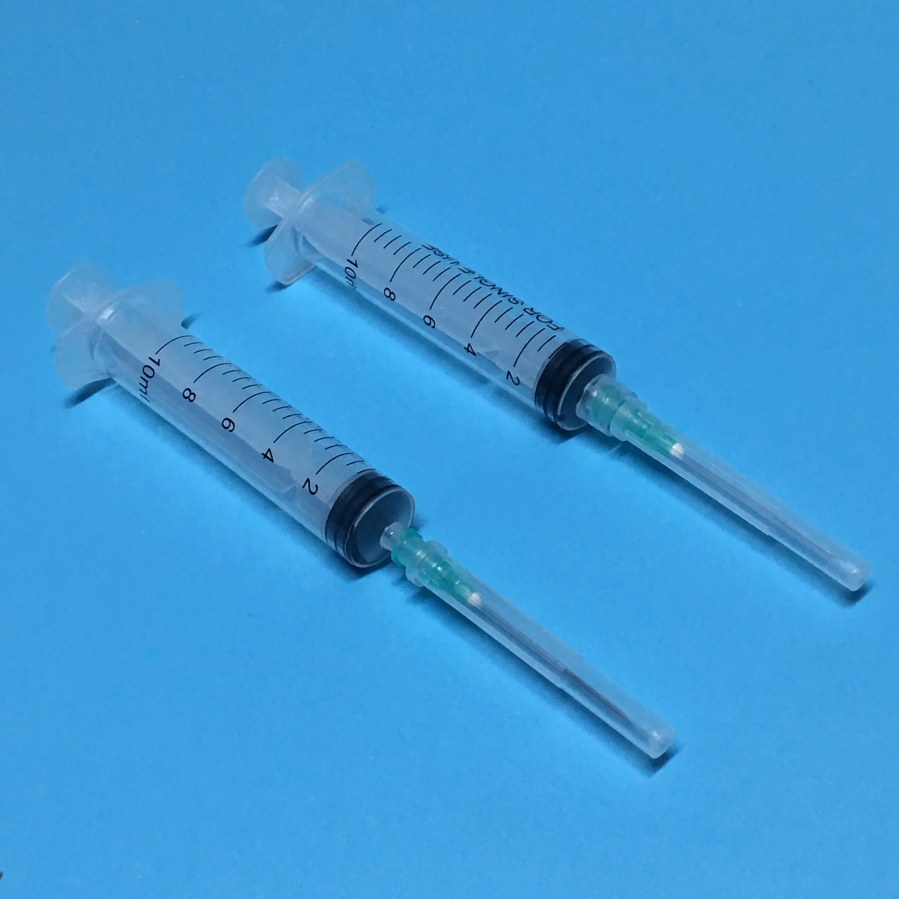 
10ml disposable plastic syringe with needle(luer lock or luer slip) 