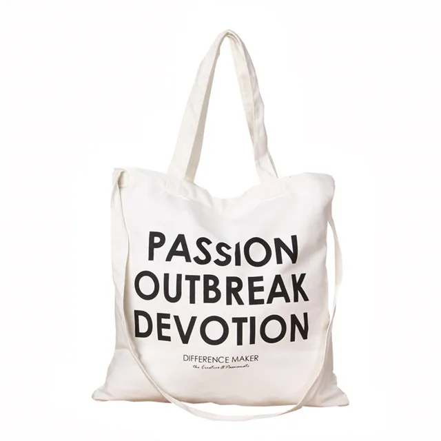 
Cheap High Quality Custom Long Shoulder Cotton Canvas Tote Shopping Promotional Custom Print Logo Eco Shoper Bag 