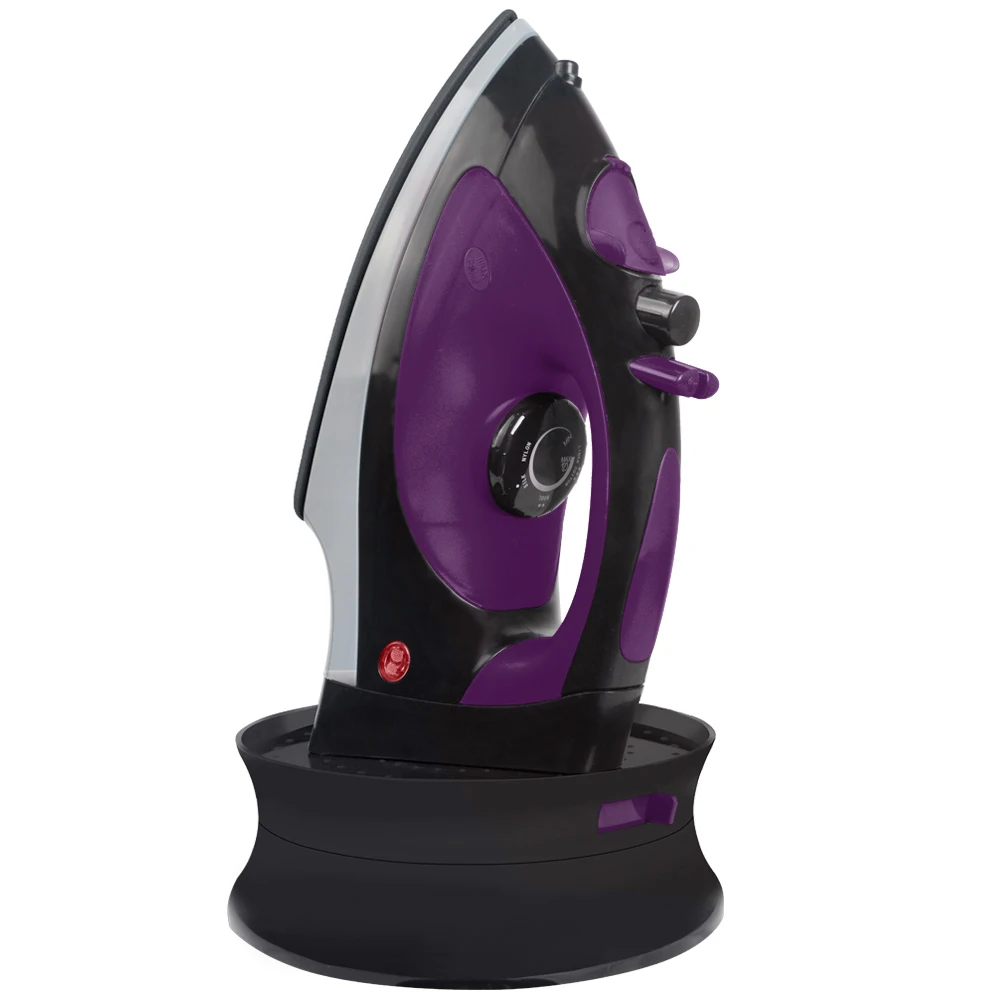 Новый дизайн Беспроводной паровой утюг 1800w гладильная электрическая ручка для одежды сухой спрей плоские паровые утюги