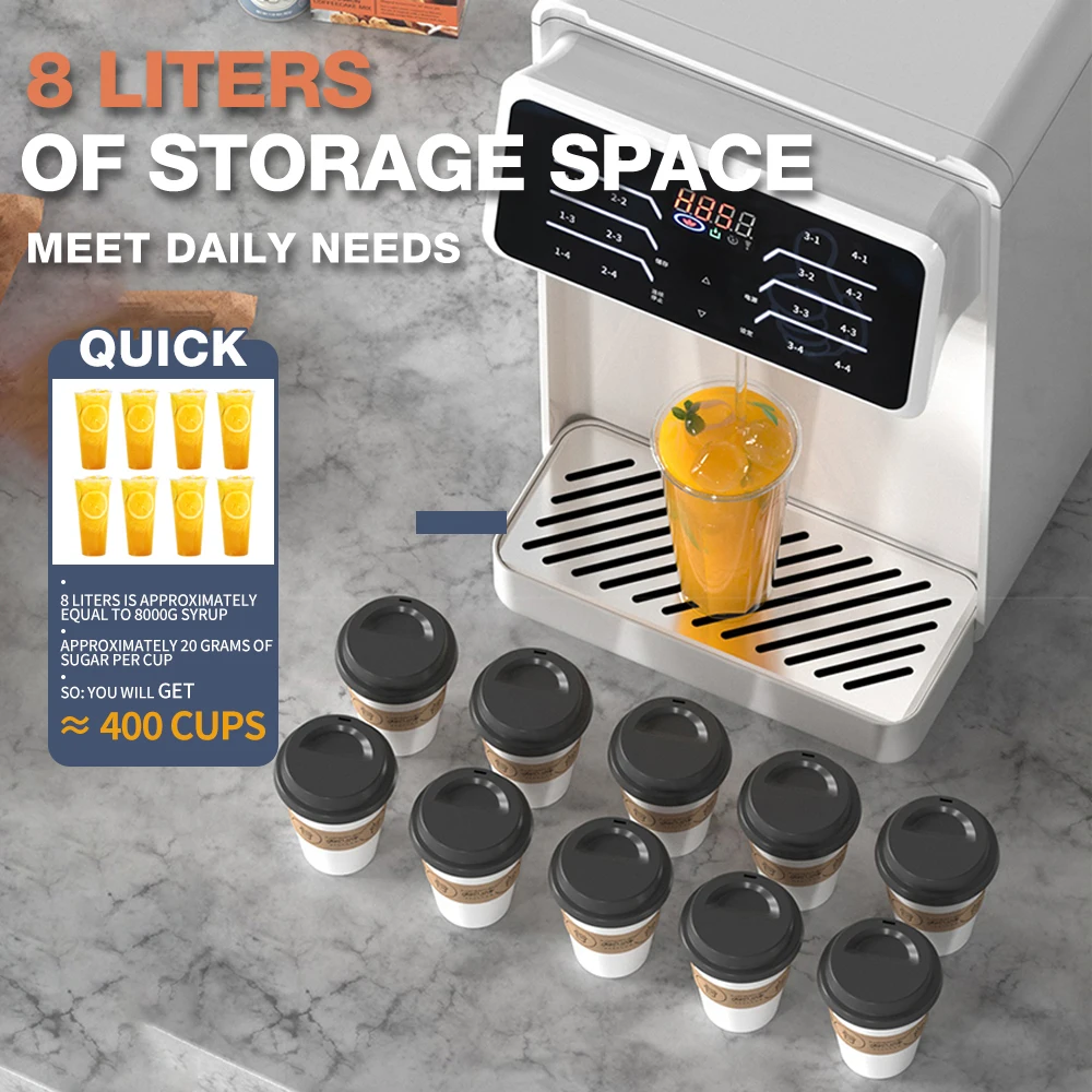 High Accuracy Bubble Tea Syrup Fructose Dispenser Fructose Quantitative Machine