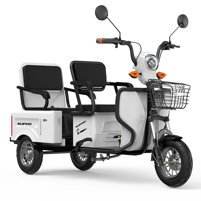 Cross-border export leisure tricycle adult car fashion electric small folding tricycle
