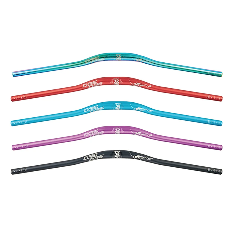 Rainbow MTB Bike Handlebar 31.8*800mm Bicycle Handlebar Aluminum Alloy Riser Bicycle Grips Handlebars For MTB