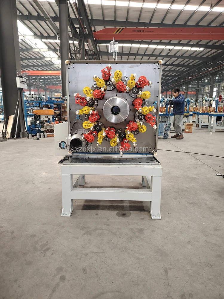 Fine Workmanship 24 Spindle Horizontal Braiding Machine, High Speed Rope Braiding Machine For Safety Rope