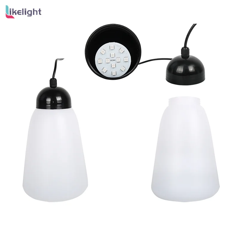 Creative Design RGB LED Light commercial street Plaza forest breathing light Outdoor waterproof atmosphere chandelier