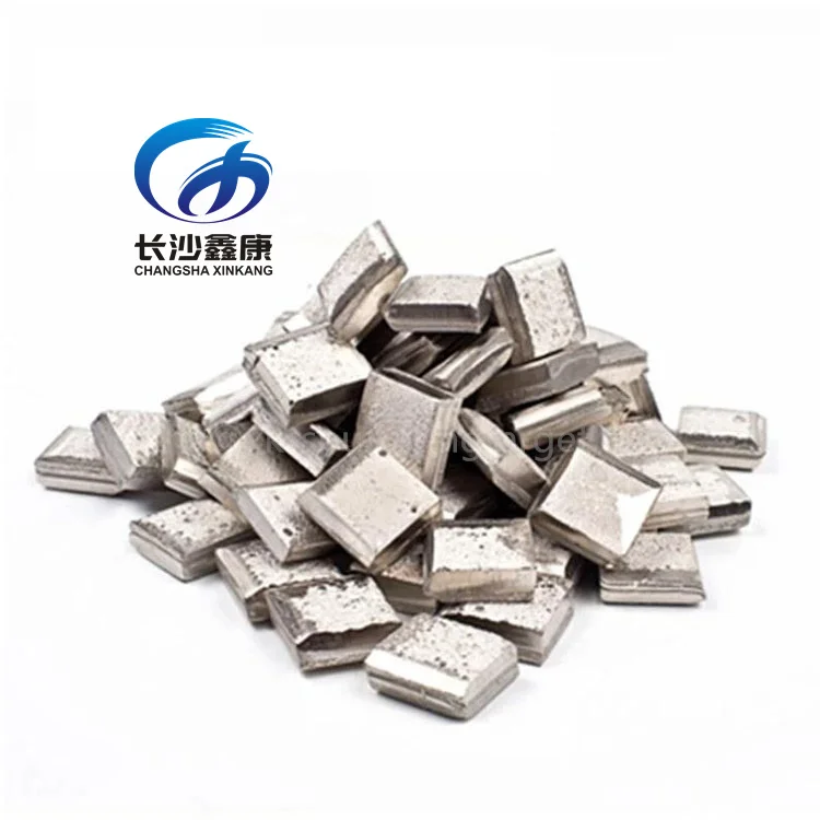 99.95% Niobium Evaporation Pellets D3x3mm D6x6mm Metal Granules for Melting Additives