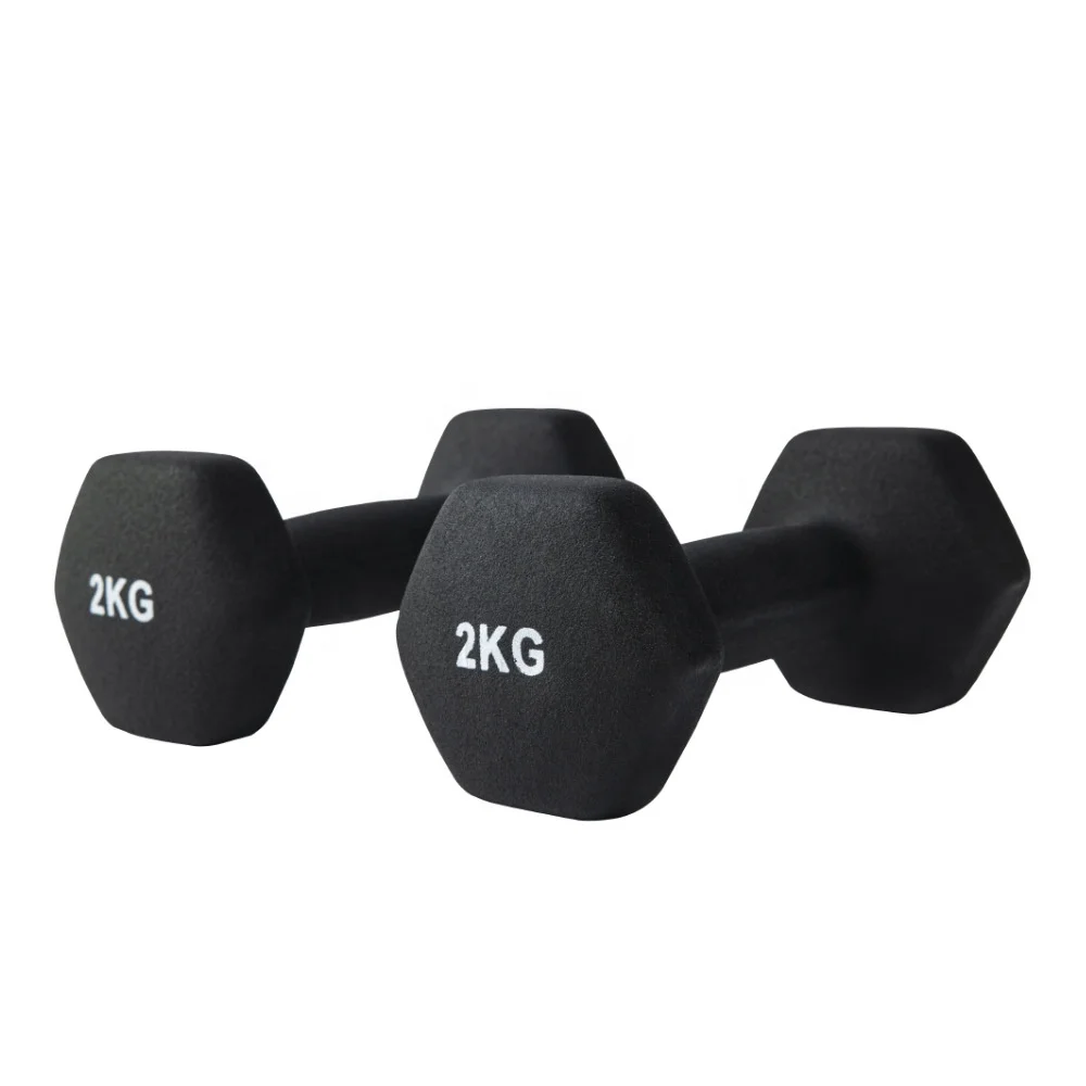 JLC Fitness Vinyl Coated Dumbbell Set Gym Equipment Dumbbells 1kg 10 Kg Women Fitness Center Dumbbells