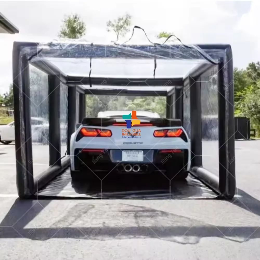 High Quality Durable Outdoor Inflatable Car Garage Tent Air-Driven Car Cover with 1-Year Warranty bubble car cover