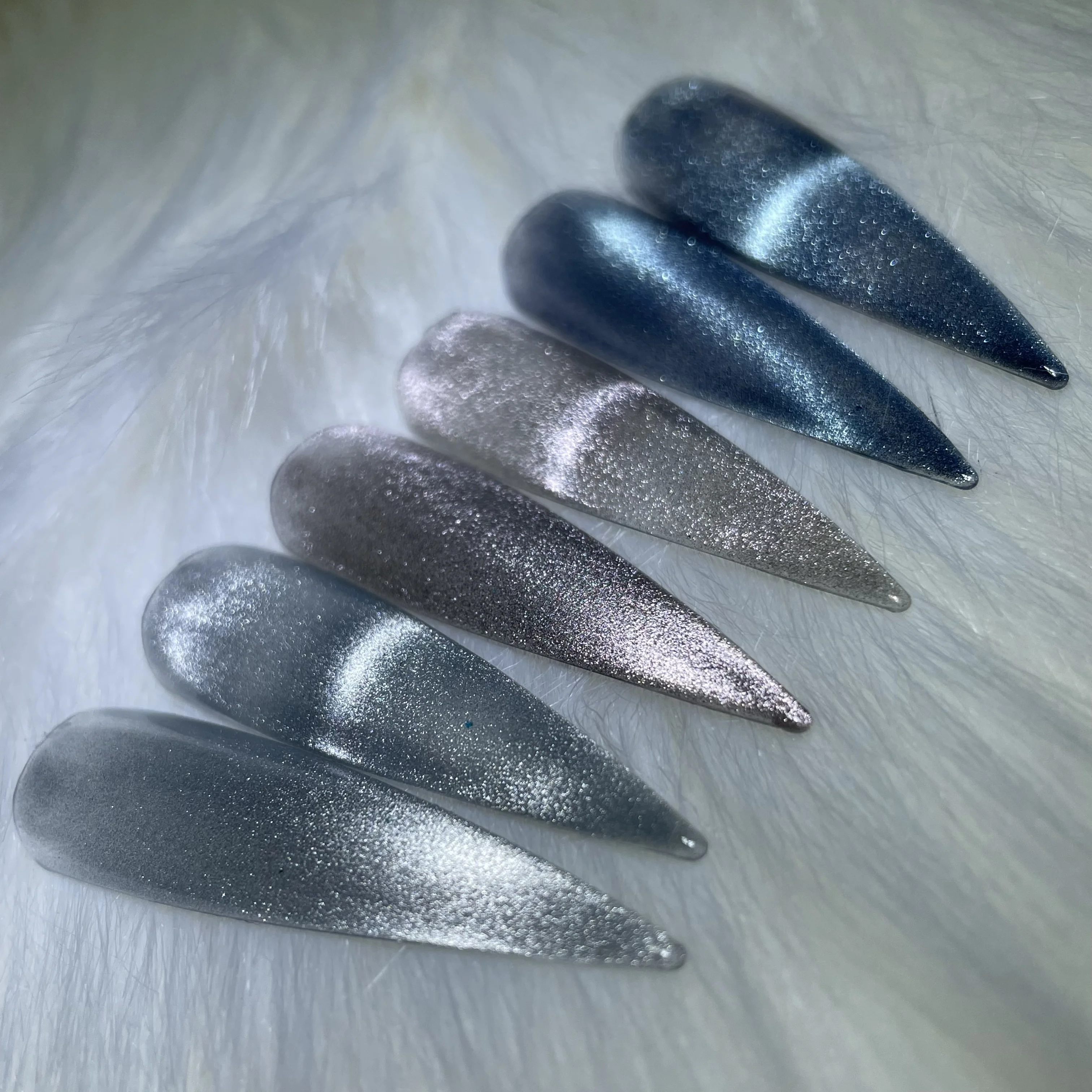 Sheenbow Factory wholesale super shiny metallic silver gold red purple blue cat eye chameleon pigment