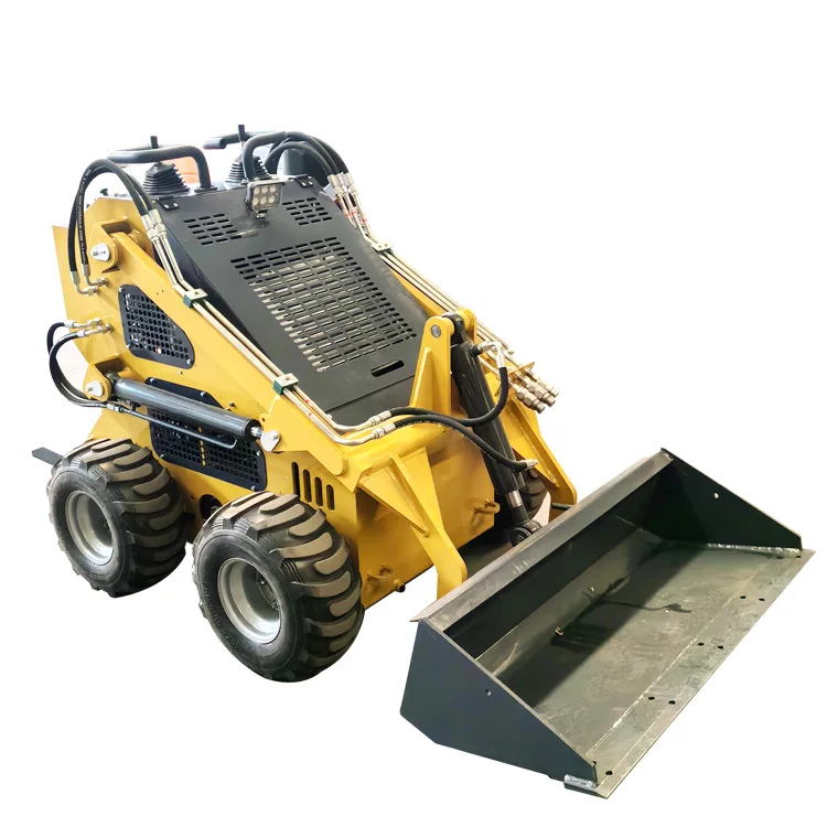 The multi-functional mini skid steer loader factory direct wheel crawler model is complete customized services provided