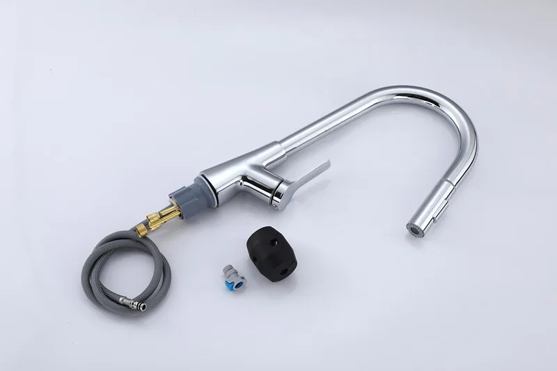 Pull Down Kitchen Faucet Hot and Cold Mixers OEM support Gourmet Faucet