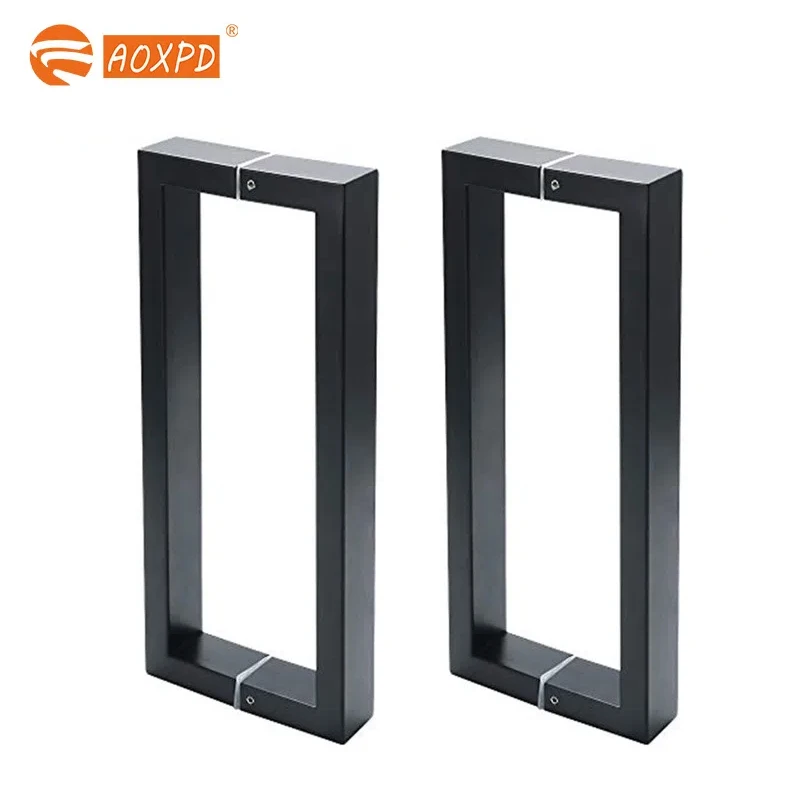 Factory wholesale custom stainless steel door handle shower room bathroom glass door handle