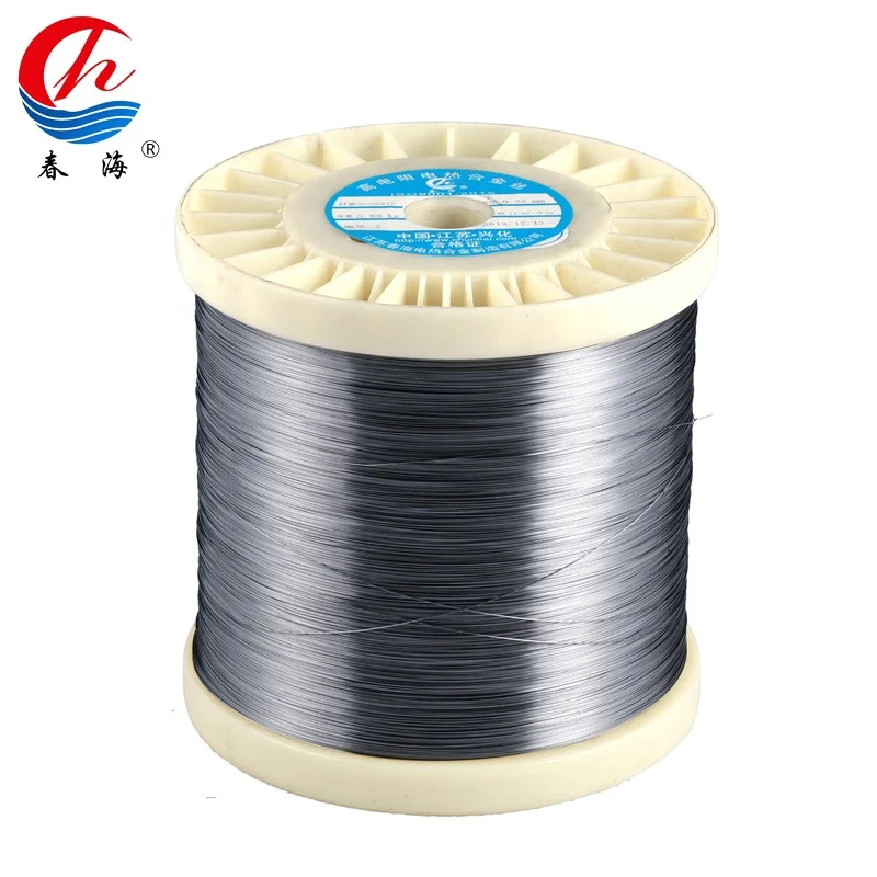 high temperature 0cr25Al5 thermal resistance alloy wire iron chrome aluminum heating element wire