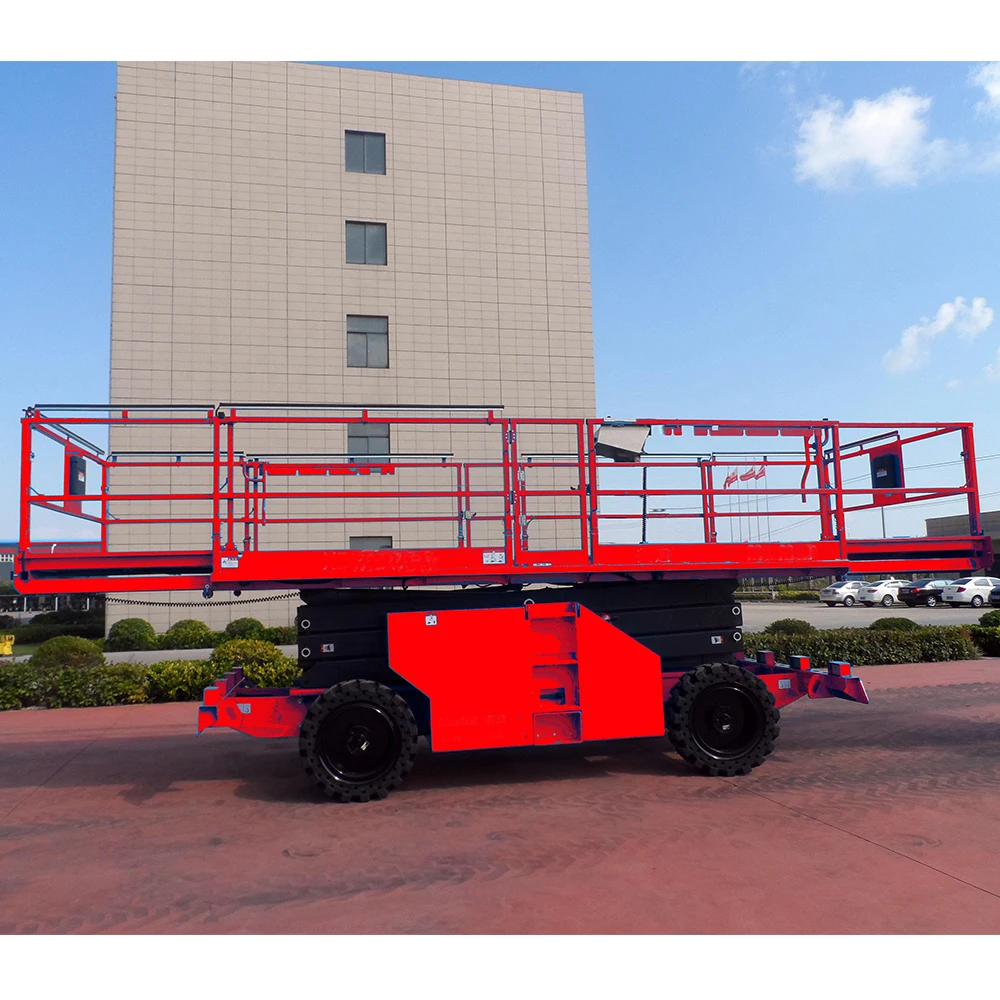 DXW12RT 12 м самоходные пересеченной местности дизель Эконом Scissor Лифт Таблица части