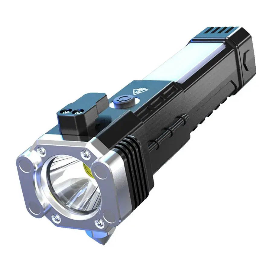 Hot Sale Portable Outdoor Multifunctional COB+LED Flashlight