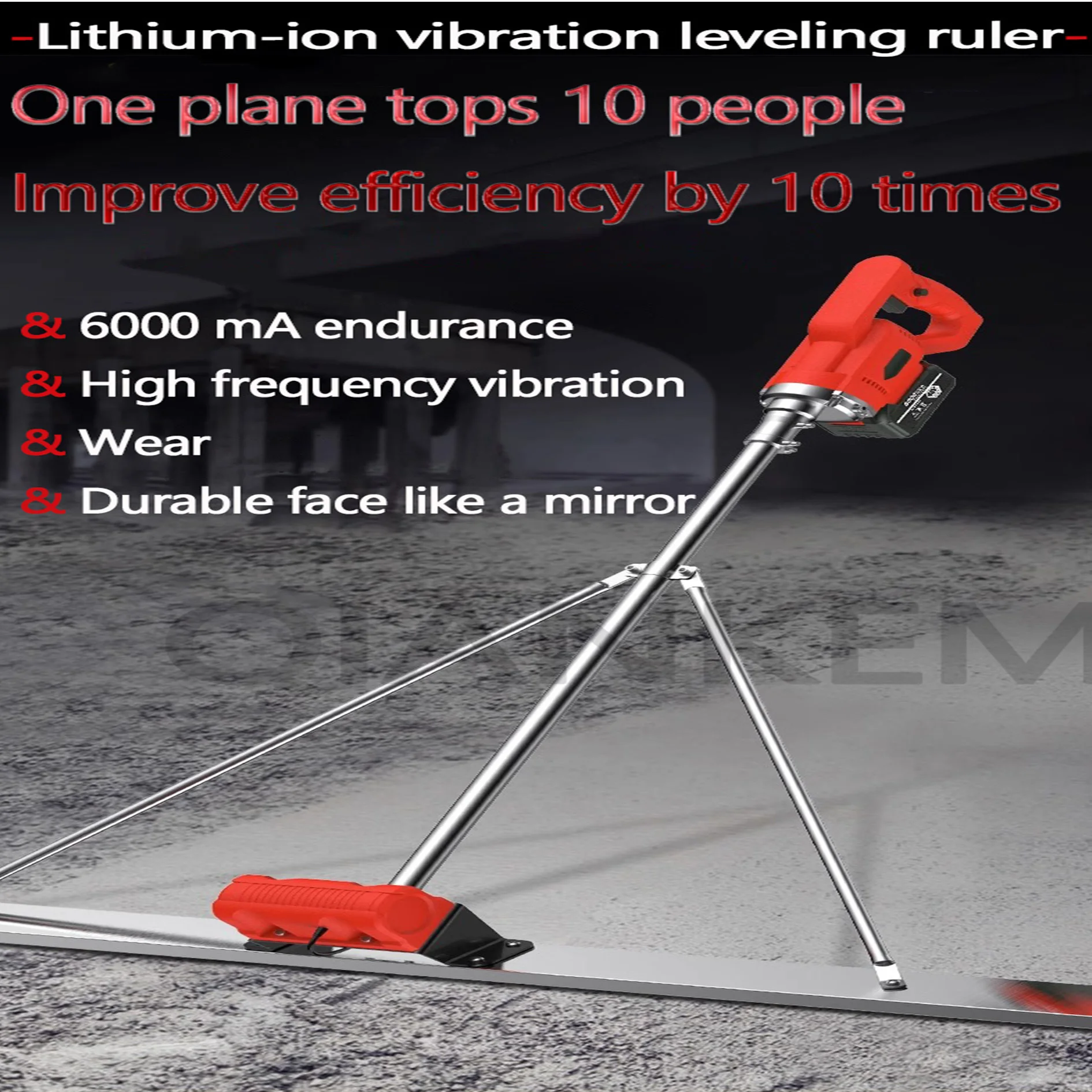 Construction Stainless Steel Concrete Reinforced Vibration Plane Surface Finmachine Concrete Flat Plate And Vibration Motor