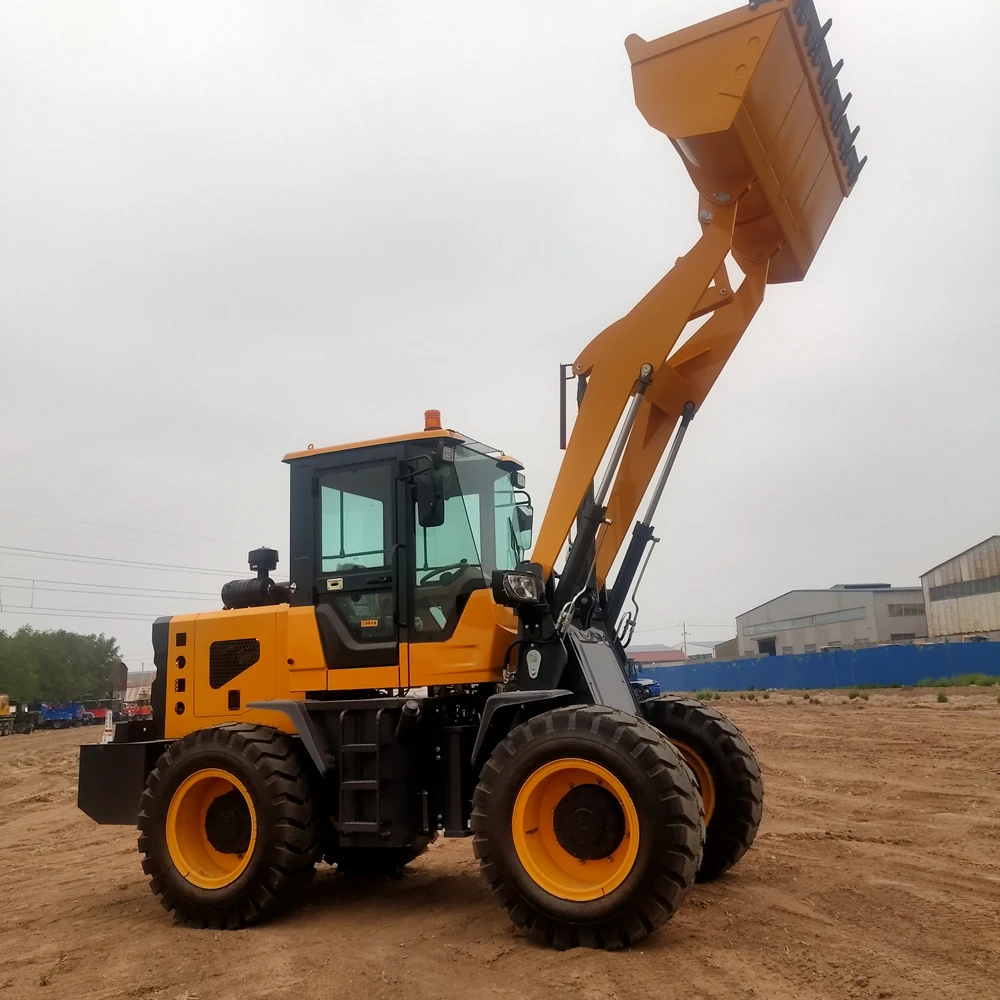 New China Manufacturer Heavy Duty Diesel Loader With Forklift Attachment High Performance Compact Wheel Loader