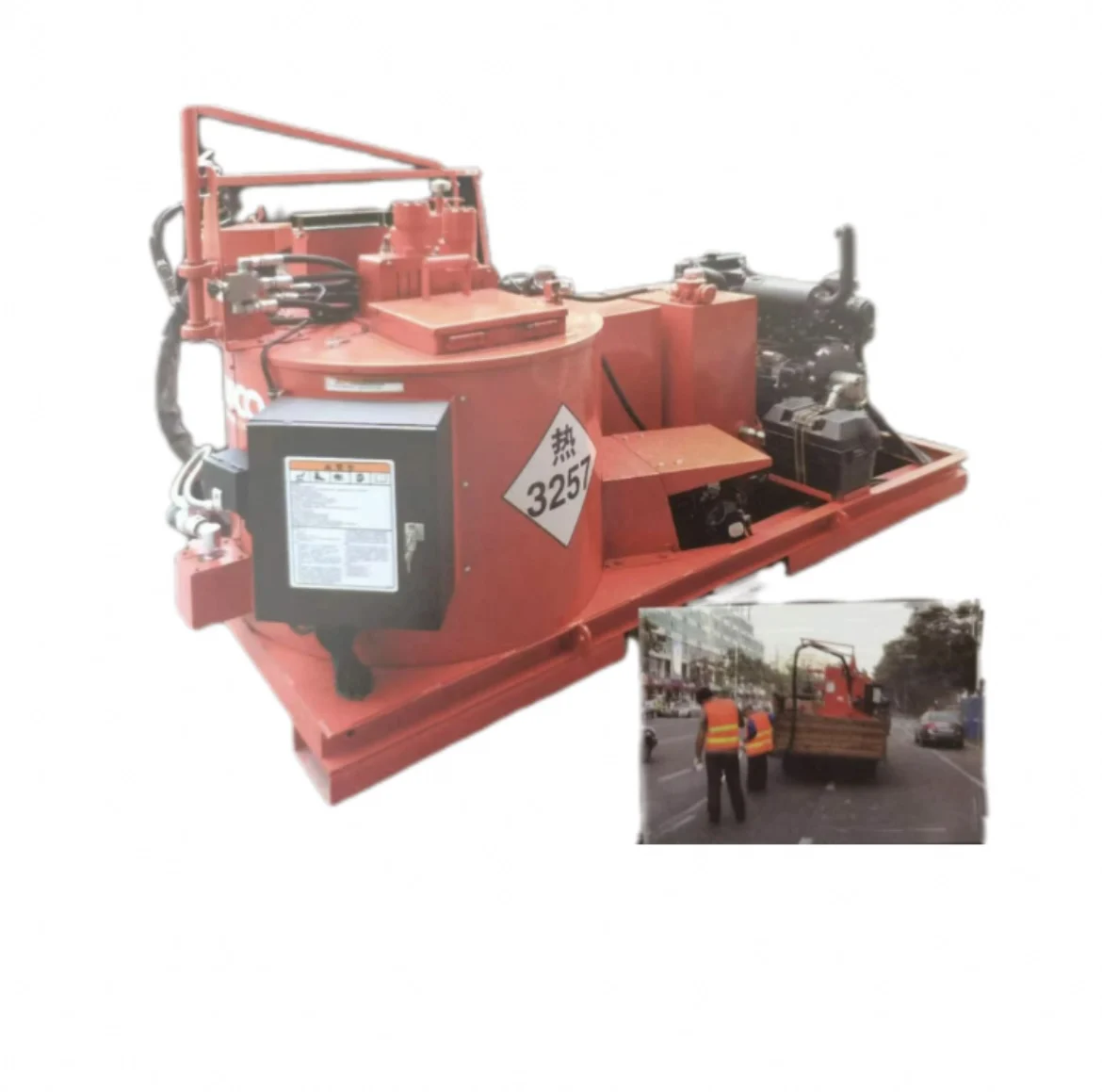 Reasonable price Vehicle mounted Road Crack Sealing Machine 505L Vehicle mounted Super shot melter Chinese products