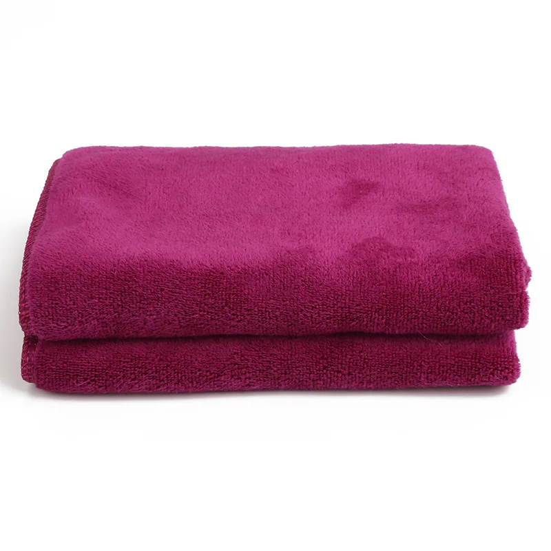 Оптовая продажа индивидуальное полотенце для лица из микрофибры вязаное волос салона и отеля. 35x75cm