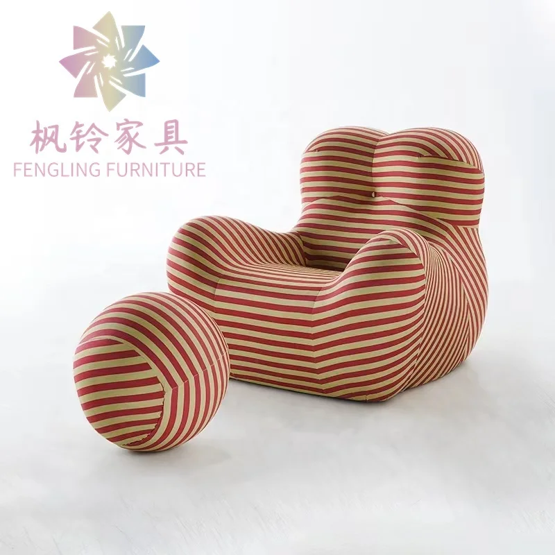 Modern Design High Density Sponge Italian Living Room Single Arm Accent Chair Sofa Armchair LC004