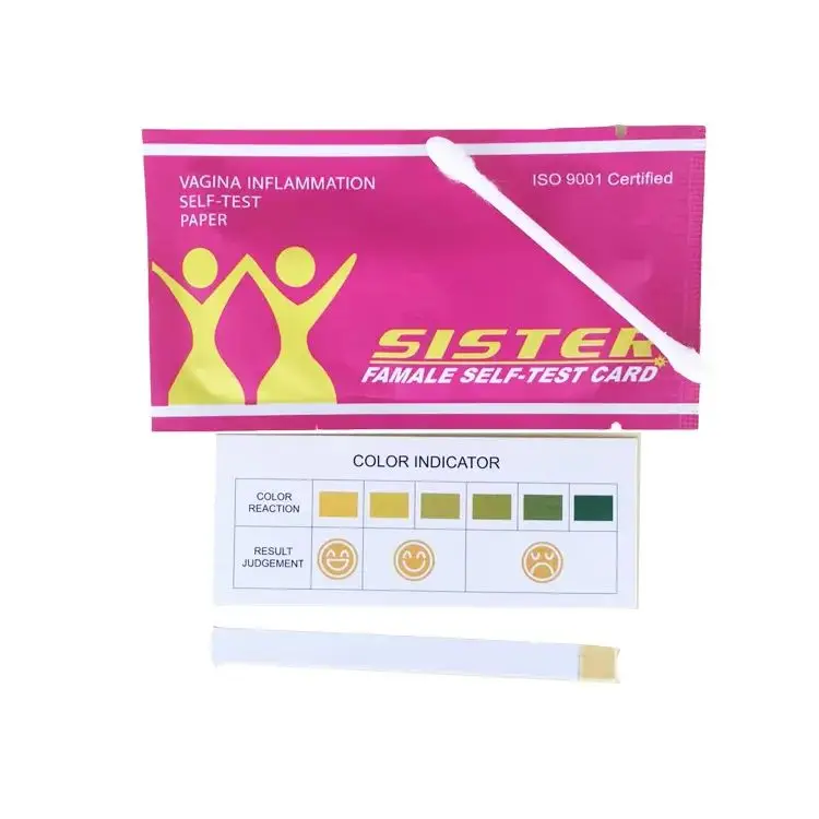Women vaginal BV-PH bacterial vaginal test card BV test vagina bacterial infection test card strip
